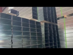 Gümüş Kablo Yönetimi için Özel Galvanizli Çelik Çukur Kablo Tepsisi Köprüsü Tipi