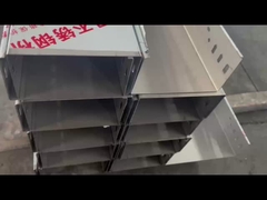 Az bakımlı kurulum için paslanmaz çelik havalandırmalı kablo tepsisi