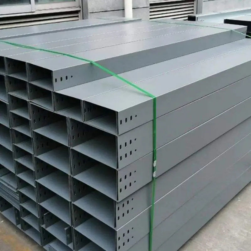 Korrozyona dayanıklı galvanize bitirme ile özelleştirilebilir çelik kablo tepsisi ISO 9001 Sertifikasyonu